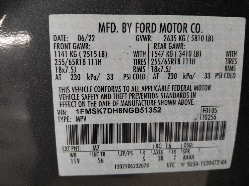 2022 Ford Explorer in Marietta, GA 30062 - 18112935 33