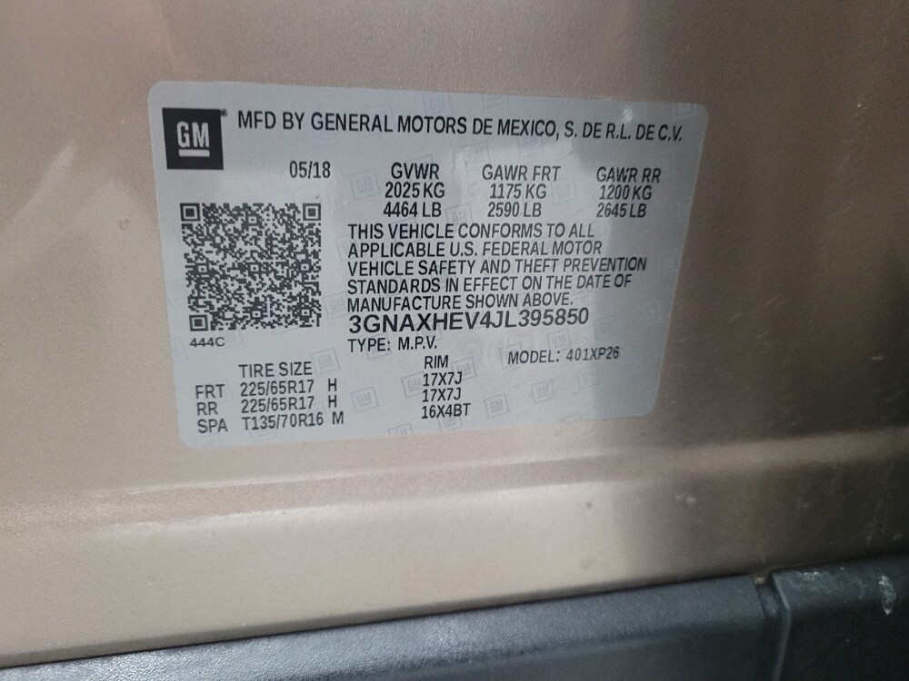 2018 Chevrolet Equinox in Memphis, TN 38128 - 18112943 33