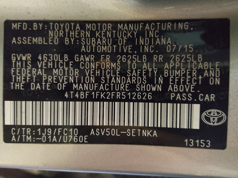 2015 Toyota Camry in Houston, TX 77060 - 18112950 33