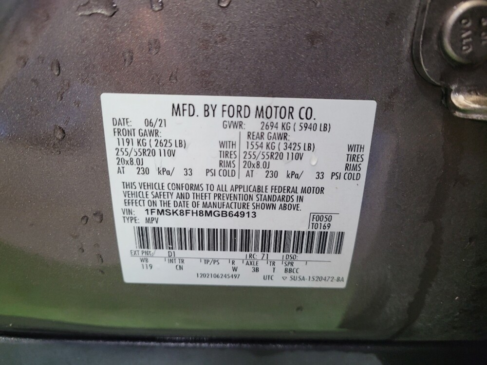 2021 Ford Explorer in Fairfield, OH 45014 - 18113001 33