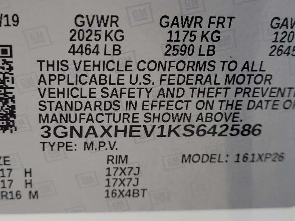 2019 Chevrolet Equinox in Las Vegas, NV 89102 - 18113017 33