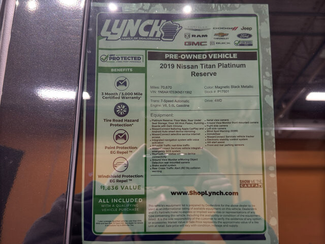 2019 Nissan Titan in Burlington, WI 53105 - 18113129 36