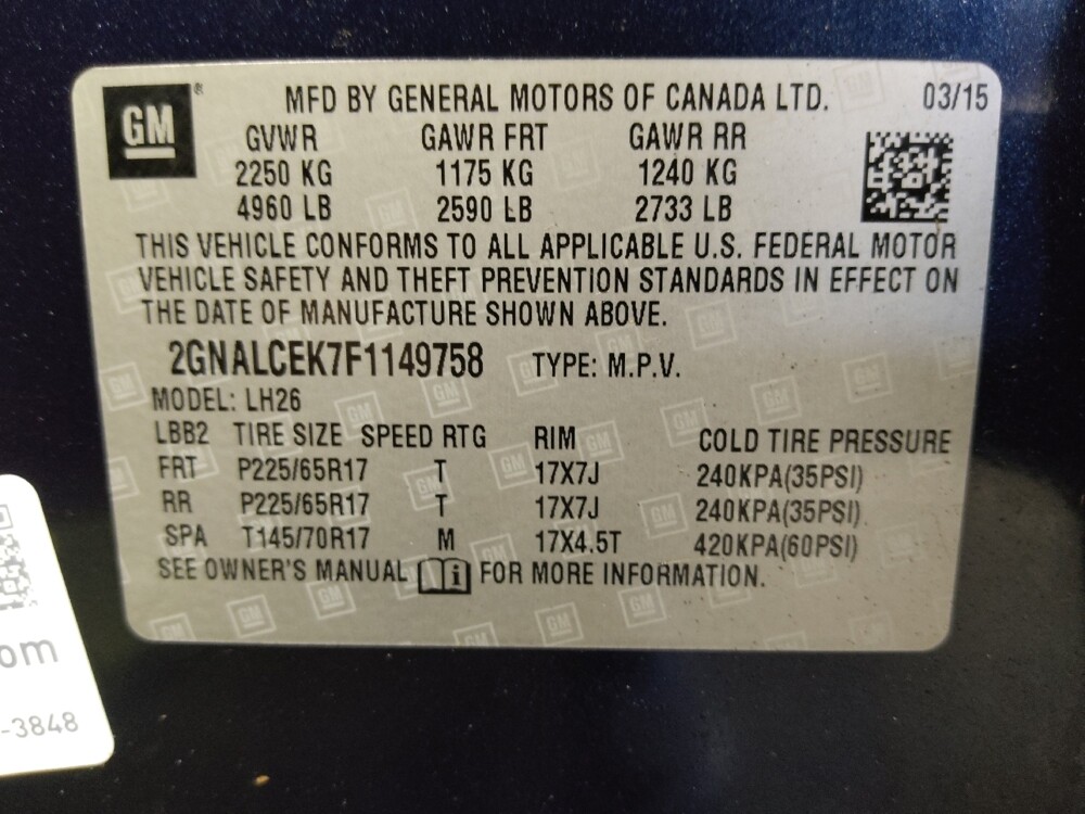 2015 Chevrolet Equinox in Tallahassee, FL 32304 - 18113137 33