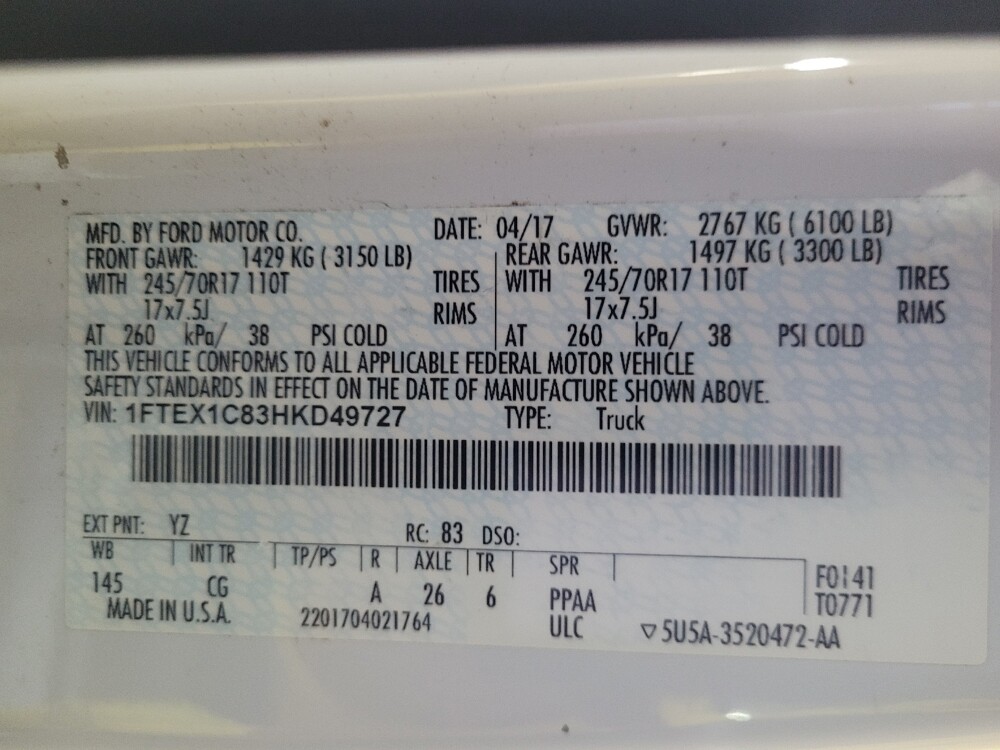 2017 Ford F150 in Augusta, GA 30907 - 18113175 33