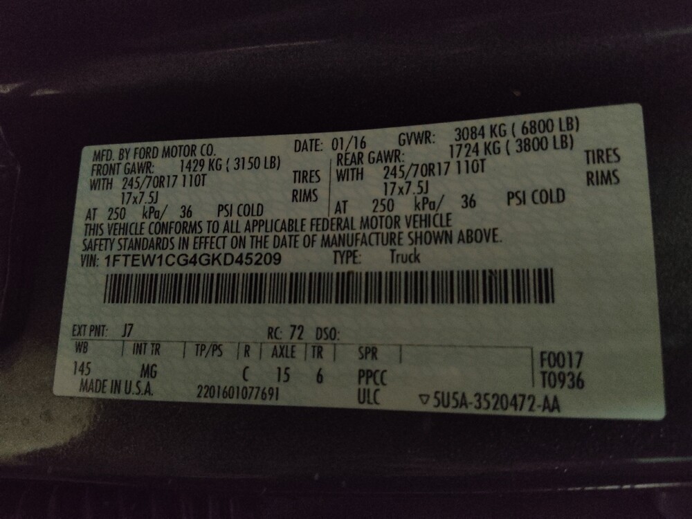 2016 Ford F150 in Augusta, GA 30907 - 18113177 33