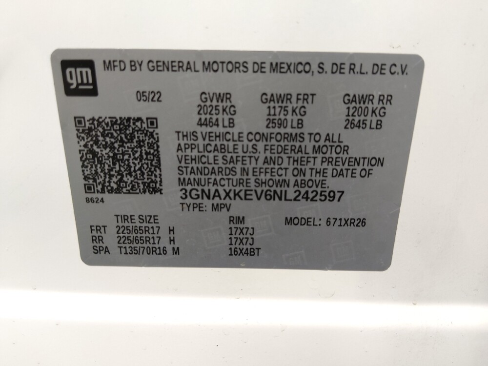 2022 Chevrolet Equinox in Tallahassee, FL 32304 - 18113203 33