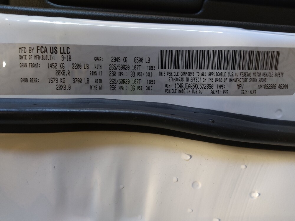 2019 Jeep Grand Cherokee in Tallahassee, FL 32304 - 18113212 33