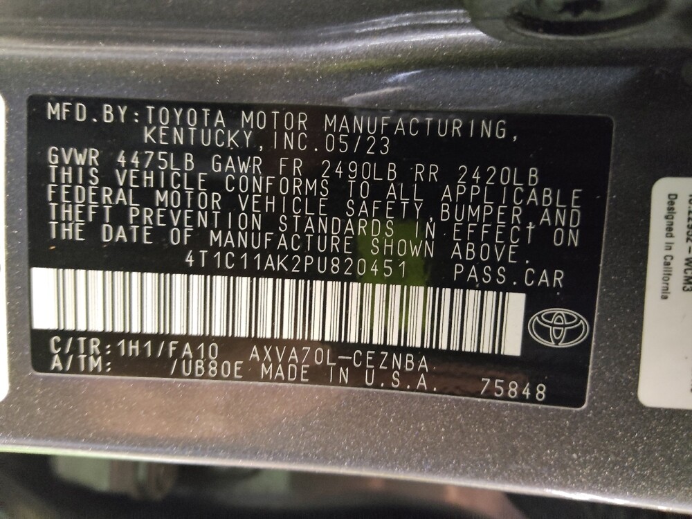 2023 Toyota Camry in Knoxville, TN 37923 - 18113214 33