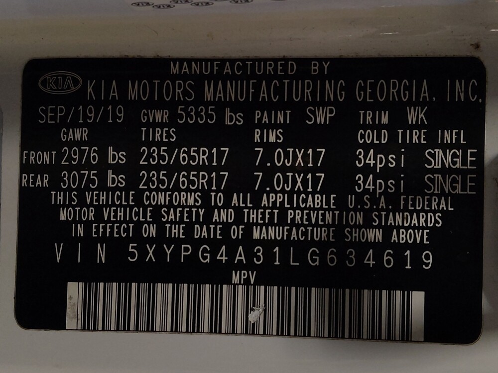 2020 Kia Sorento in Gainesville, FL 32609 - 18113239 33