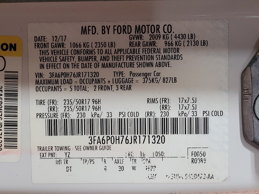 2018 Ford Fusion in Jacksonville, FL 32225 - 18113242 33