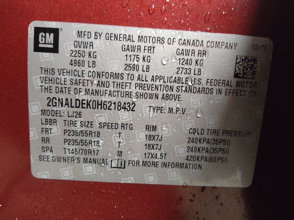 2017 Chevrolet Equinox in Gastonia, NC 28056 - 18113273 33