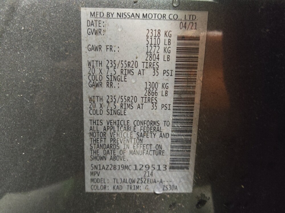 2021 Nissan Murano in Raleigh, NC 27604 - 18113280 33