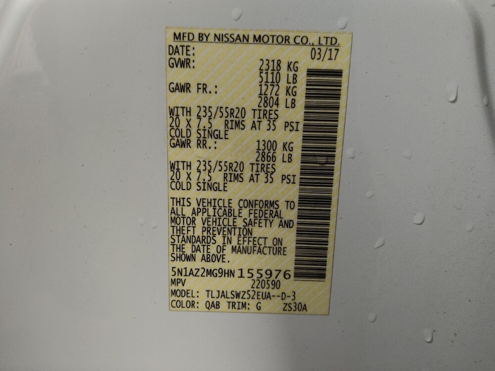 2017 Nissan Murano in Raleigh, NC 27604 - 18113282 33