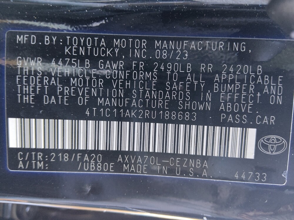 2024 Toyota Camry in Houston, TX 77034 - 18113307 33