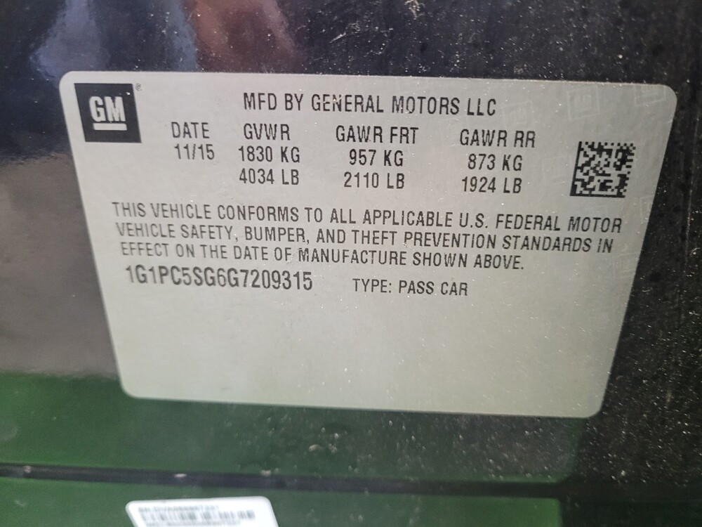 2016 Chevrolet Cruze in Maple Heights, OH 44137 - 18113309 33