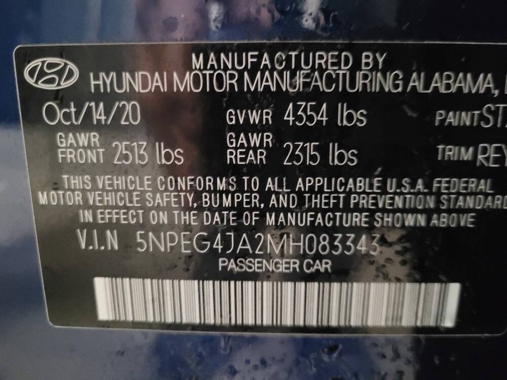 2021 Hyundai Sonata in New Castle, DE 19720 - 18113335 33