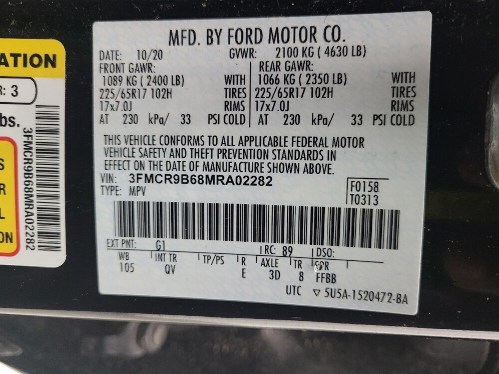 2021 Ford Bronco Sport in Taylor, MI 48180 - 18113363 33