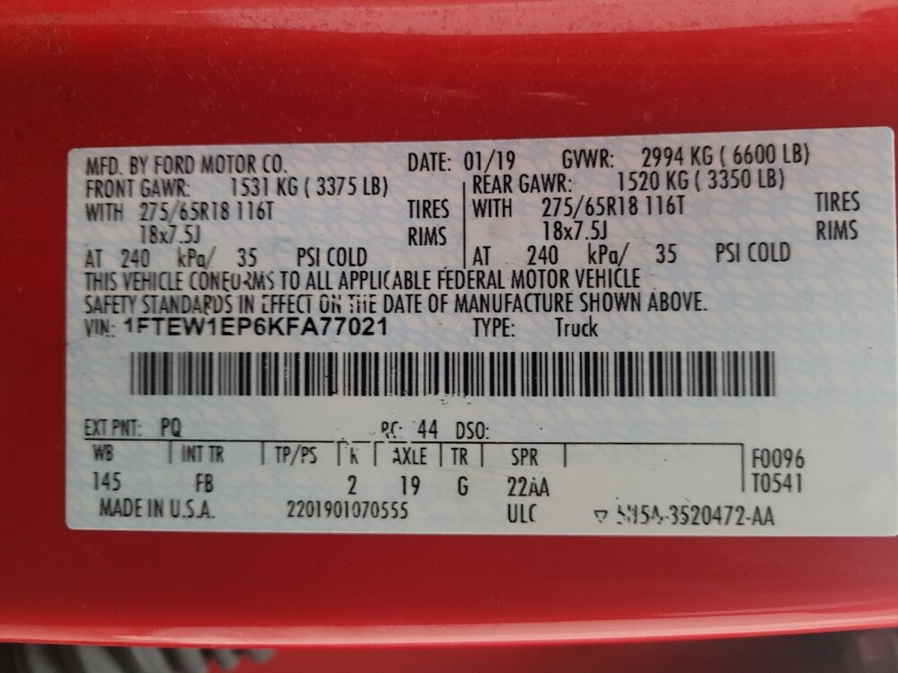 2019 Ford F150 in Taylor, MI 48180 - 18113366 33