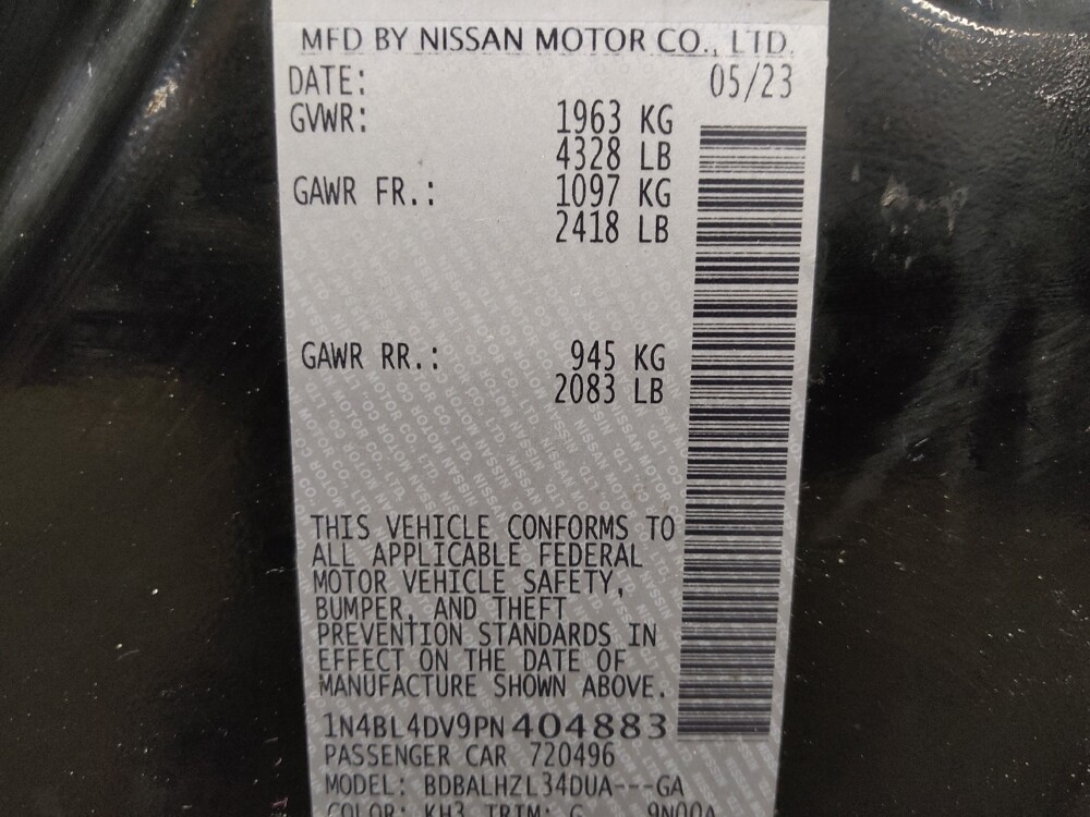 2023 Nissan Altima in Lakeland, FL 33815 - 18113397 33