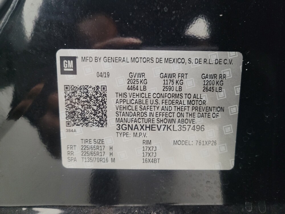 2019 Chevrolet Equinox in Lakeland, FL 33815 - 18113398 33
