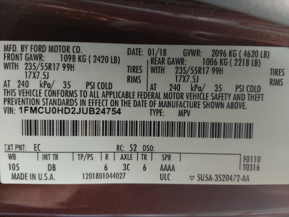 2018 Ford Escape in Houston, TX 77034 - 18113419 33