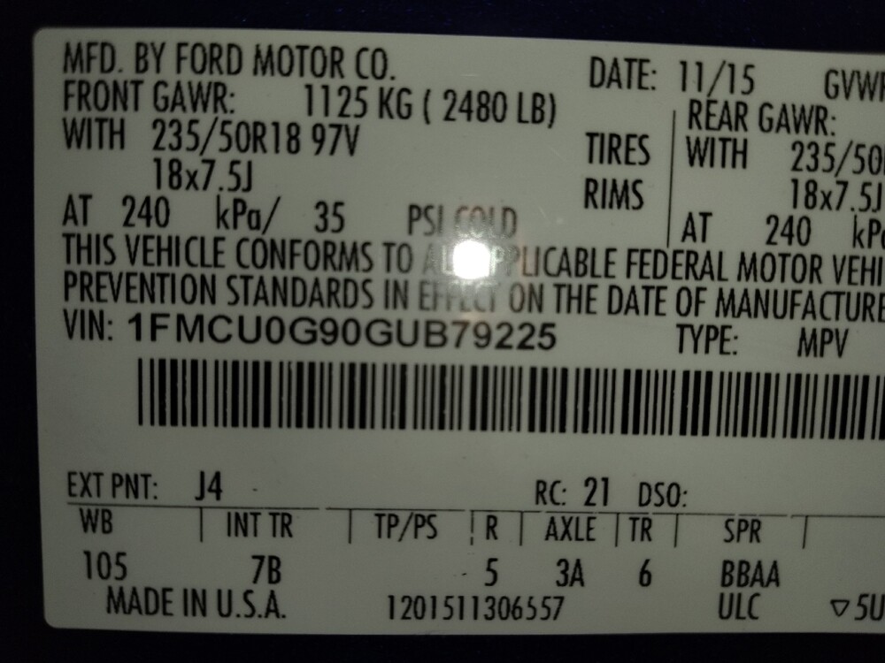 2016 Ford Escape in Greensboro, NC 27407 - 18113440 33