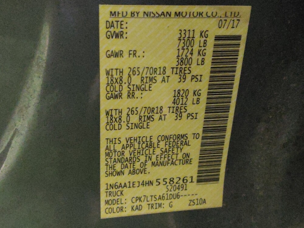 2017 Nissan Titan in Plano, TX 75074 - 18113473 33