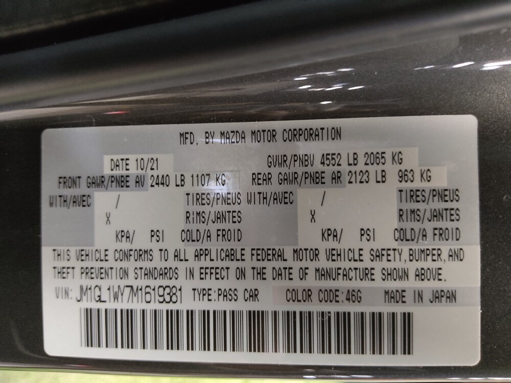 2021 MAZDA MAZDA6 in Fort Myers, FL 33907 - 18113481 33