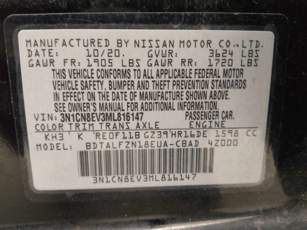 2021 Nissan Versa in Colorado Springs, CO 80909 - 18113515 33