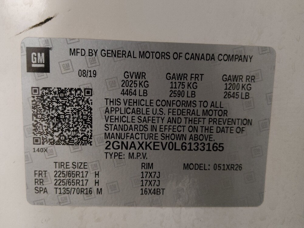 2020 Chevrolet Equinox in Jacksonville, FL 32225 - 18113571 33