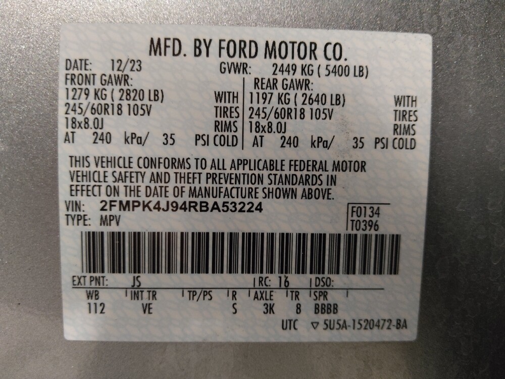 2024 Ford Edge in Pelham, AL 35124 - 18113587 33