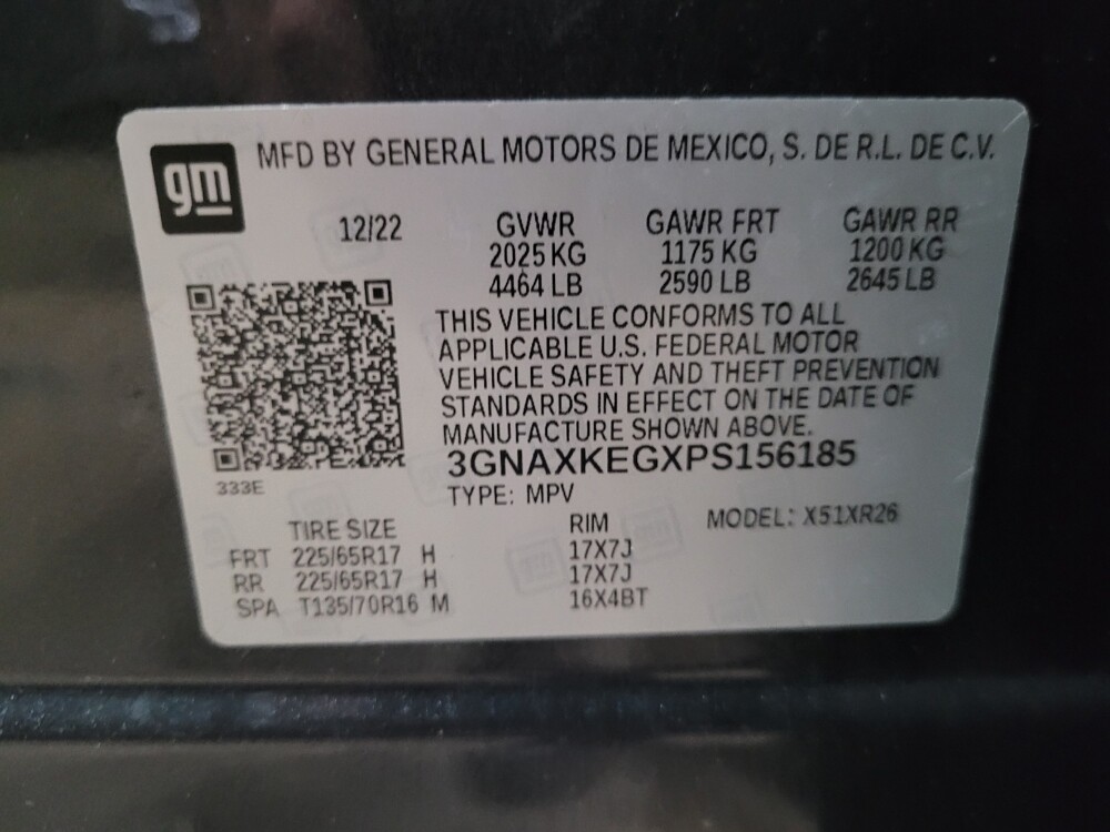 2023 Chevrolet Equinox in New Castle, DE 19720 - 18113602 33