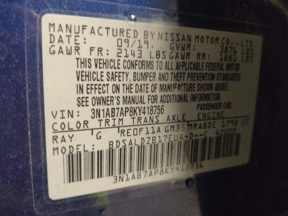 2019 Nissan Sentra in Gastonia, NC 28056 - 18113617 33