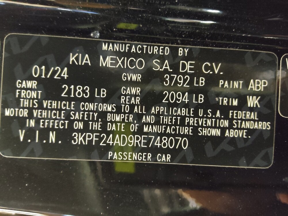 2024 Kia Forte in Tampa, FL 33619 - 18113624 33