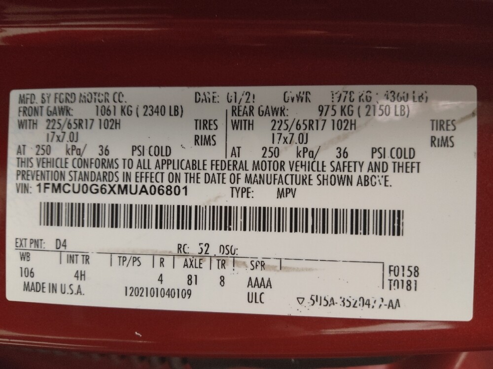 2021 Ford Escape in Houston, TX 77074 - 18113626 33