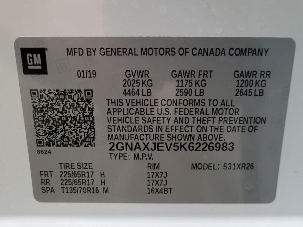 2019 Chevrolet Equinox in Pittsburgh, PA 15236 - 18113642 33