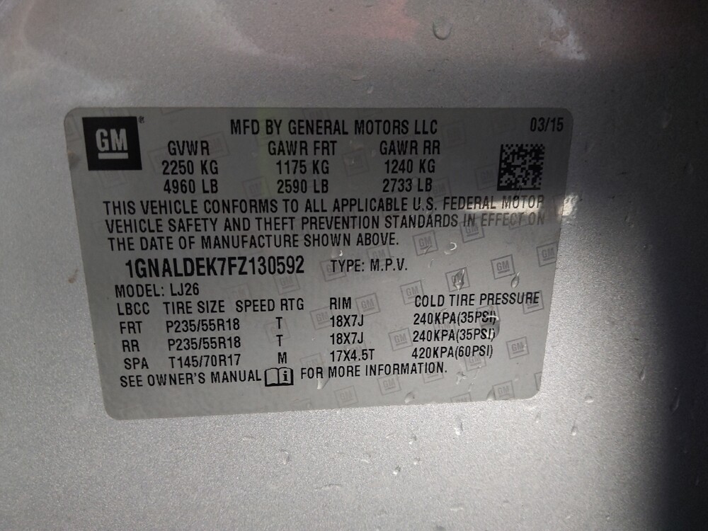 2015 Chevrolet Equinox in Tallahassee, FL 32304 - 18113647 33