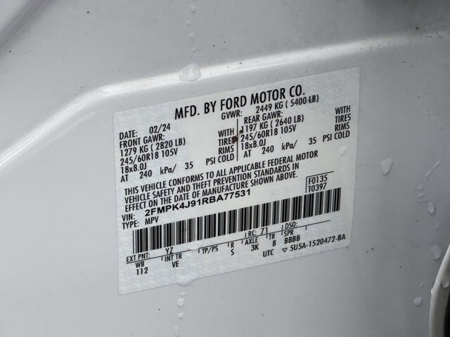 2024 Ford Edge in Winchester, VA 22602 - 18113673 30