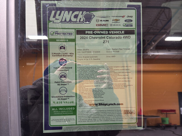 2024 Chevrolet Colorado in Burlington, WI 53105 - 18113682 39