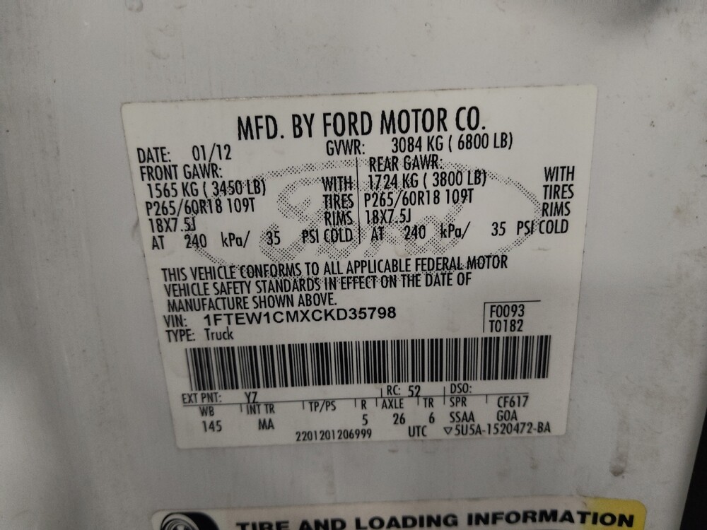 2012 Ford F150 in Fort Worth, TX 76116 - 18113760 33