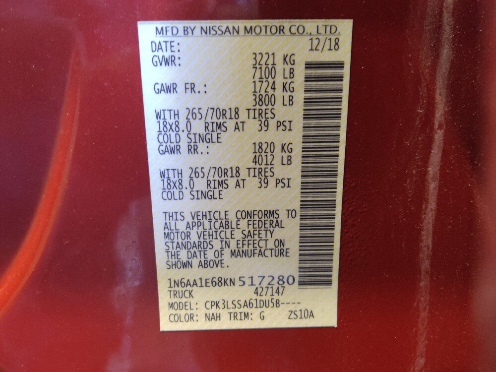 2019 Nissan Titan in Albuquerque, NM 87123 - 18113775 33