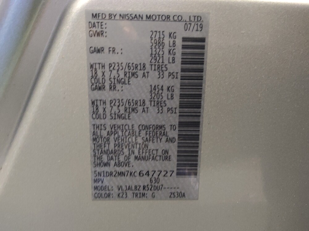 2019 Nissan Pathfinder in Phoenix, AZ 85015 - 18113783 33