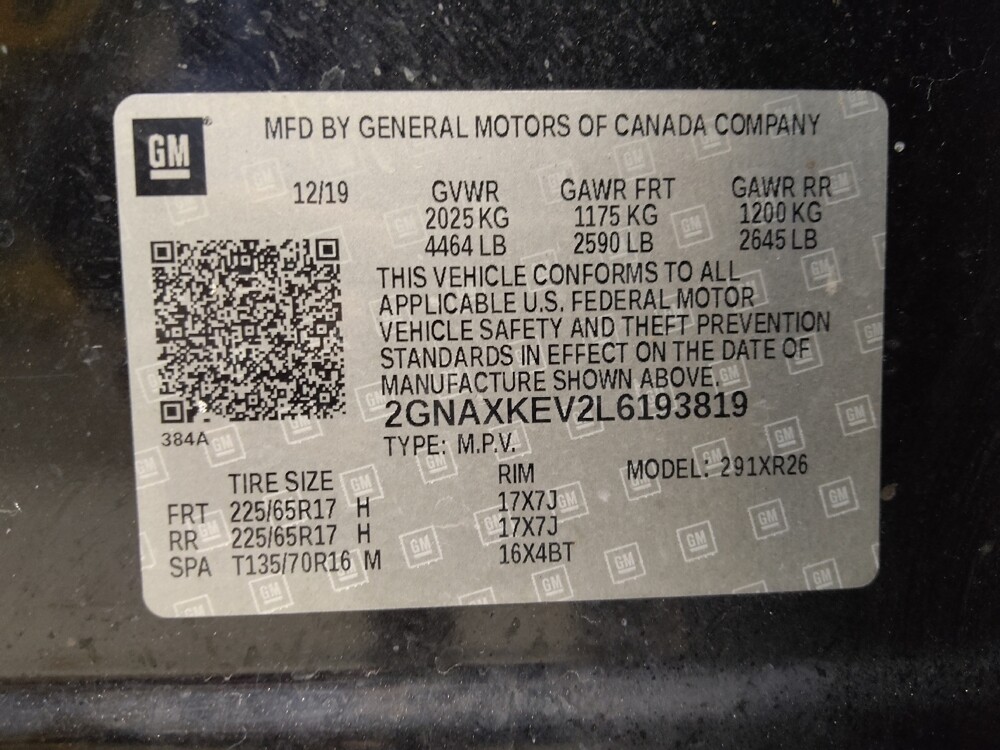 2020 Chevrolet Equinox in Lakeland, FL 33815 - 18113793 33