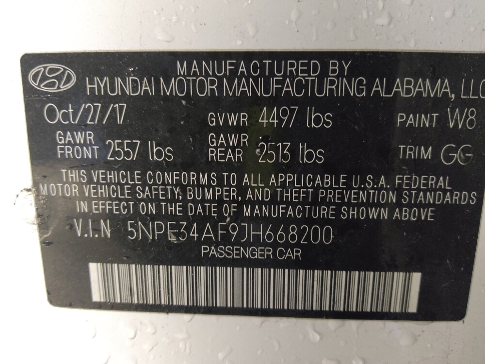 2018 Hyundai Sonata in Lakeland, FL 33815 - 18113796 33