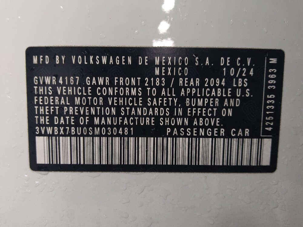 2025 Volkswagen Jetta in Clearwater, FL 33764 - 18113797 33