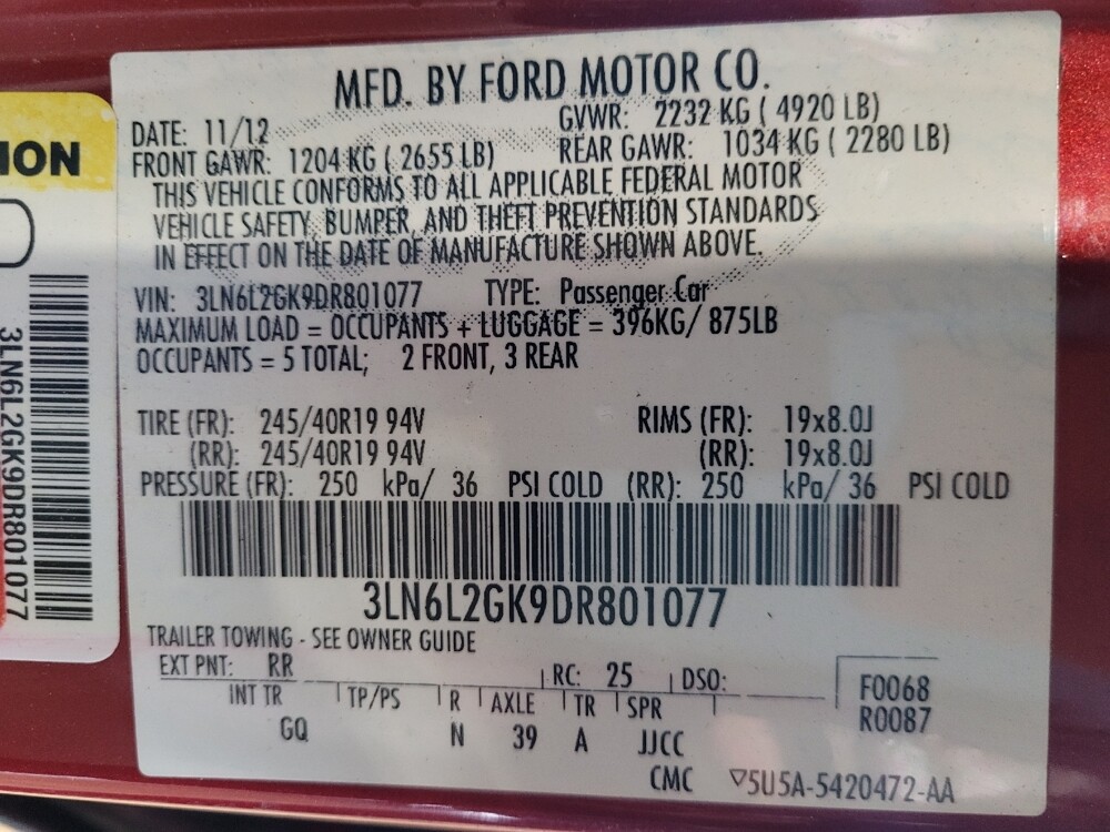 2013 Lincoln MKZ in Gainesville, FL 32609 - 18113812 33