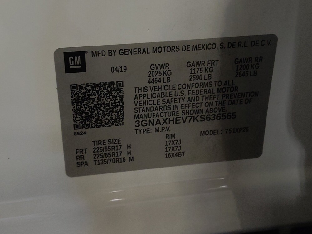 2019 Chevrolet Equinox in Kissimmee, FL 34744 - 18113819 33