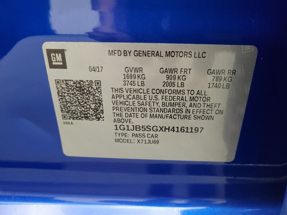 2017 Chevrolet Sonic in Toledo, OH 43617 - 18113892 33