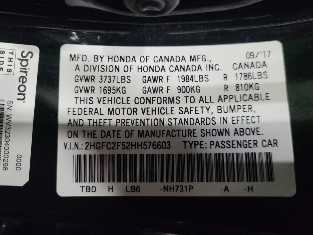 2017 Honda Civic in Richmond, VA 23235 - 18113906 33