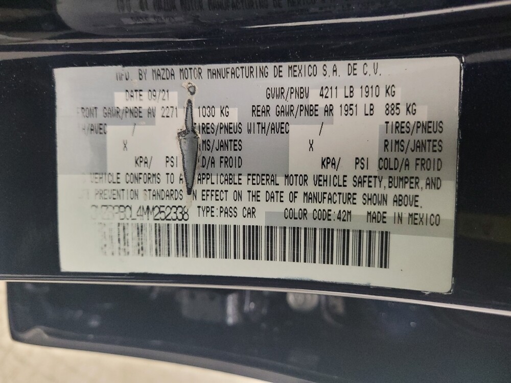 2021 MAZDA MAZDA3 in Taylor, MI 48180 - 18113950 33